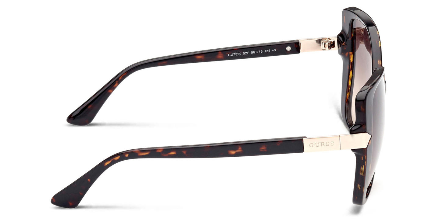 Guess Oversized Cat-Eye Sunglasses in Havana – Product Photo 2