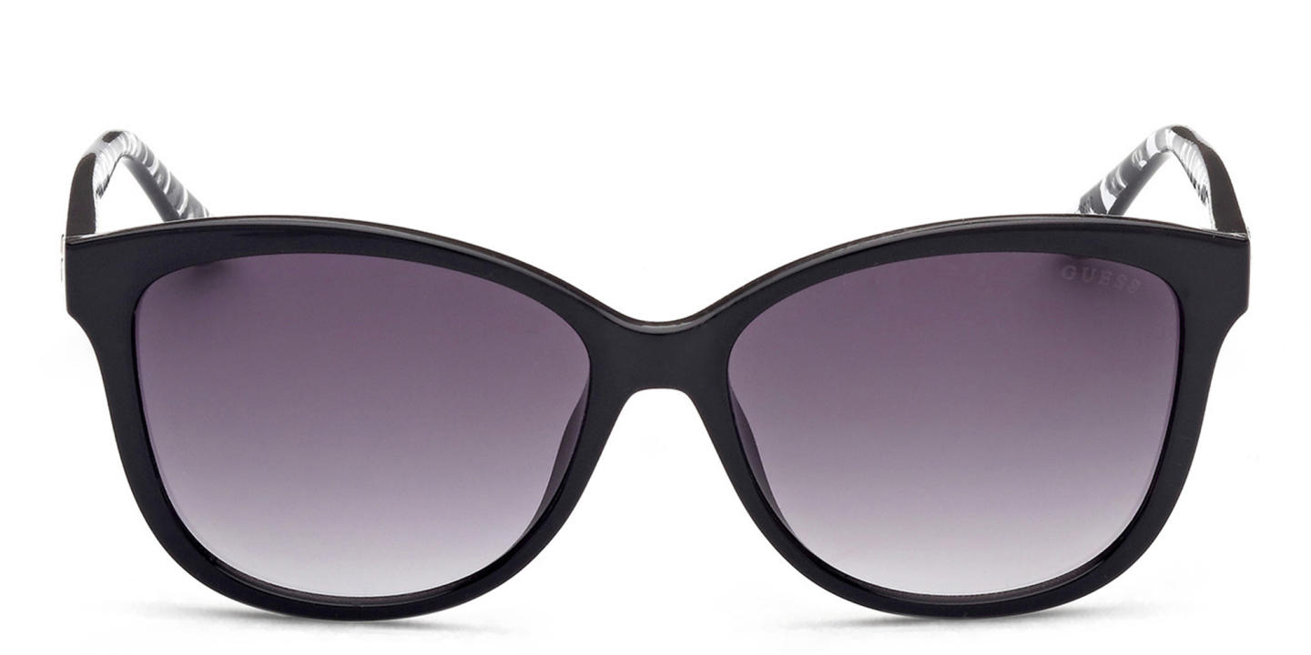Shop Guess Square Sunglasses in Black online.