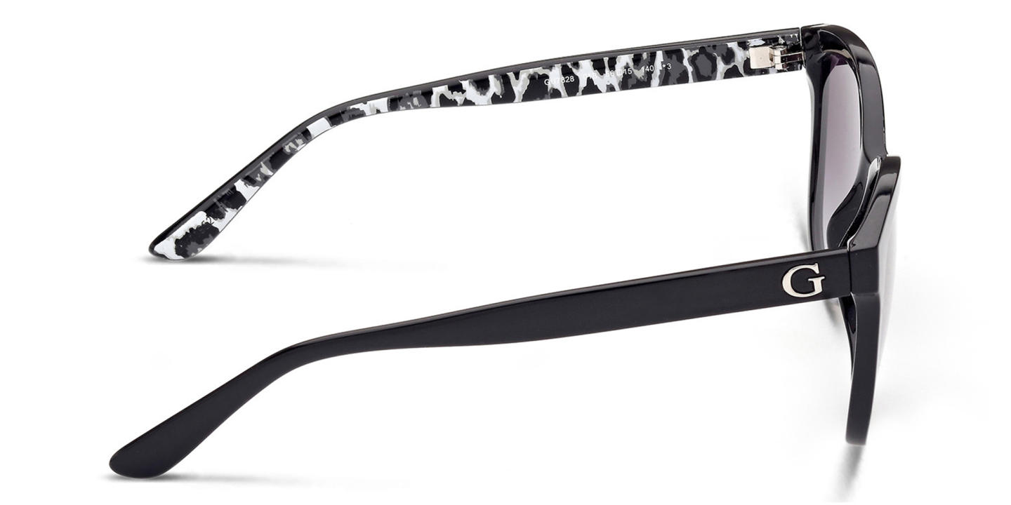 Shop Guess Square Sunglasses in Black online.