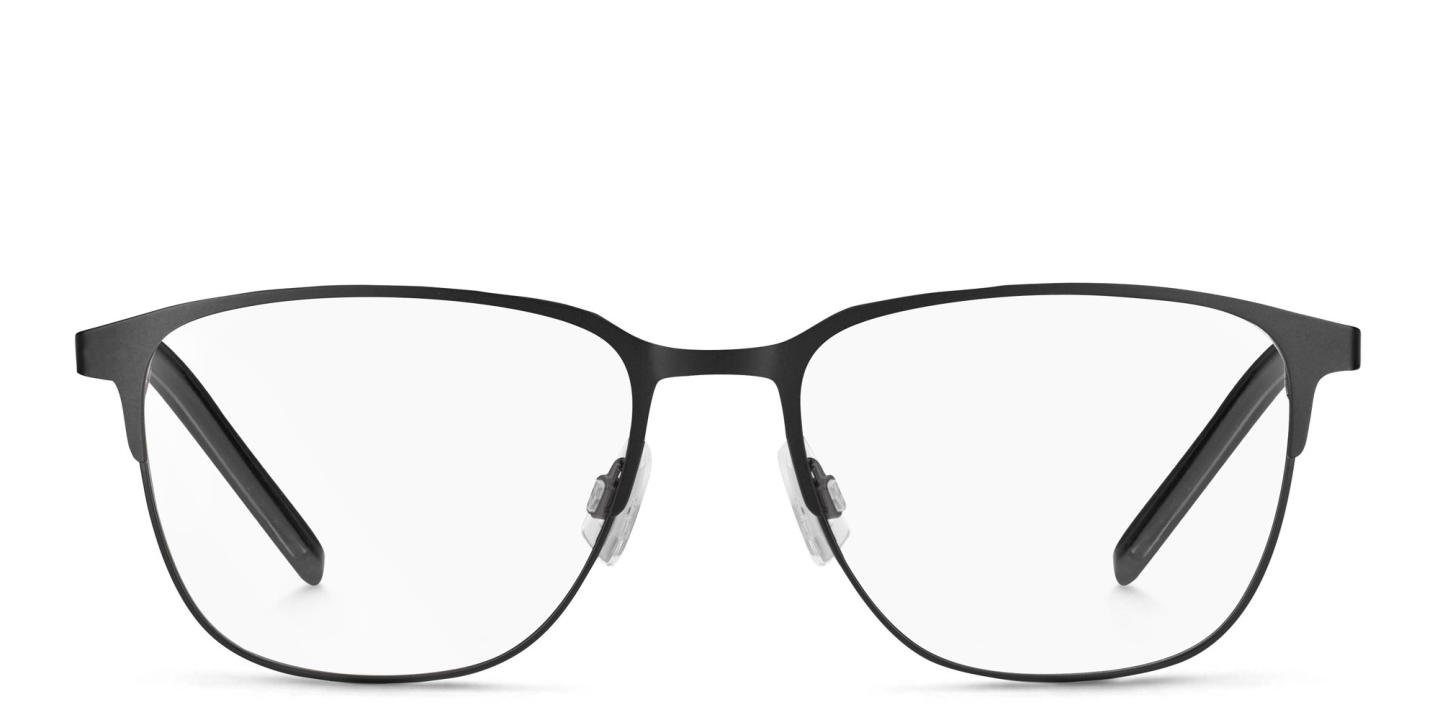 Shop Hugo Boss Rectangle Eyeglasses in Black online.