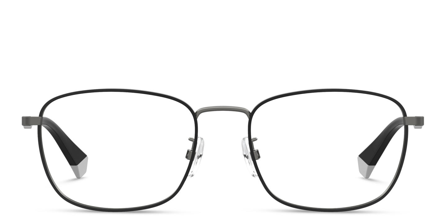 Polaroid Rectangle Eyeglasses in Black – Product Photo 0