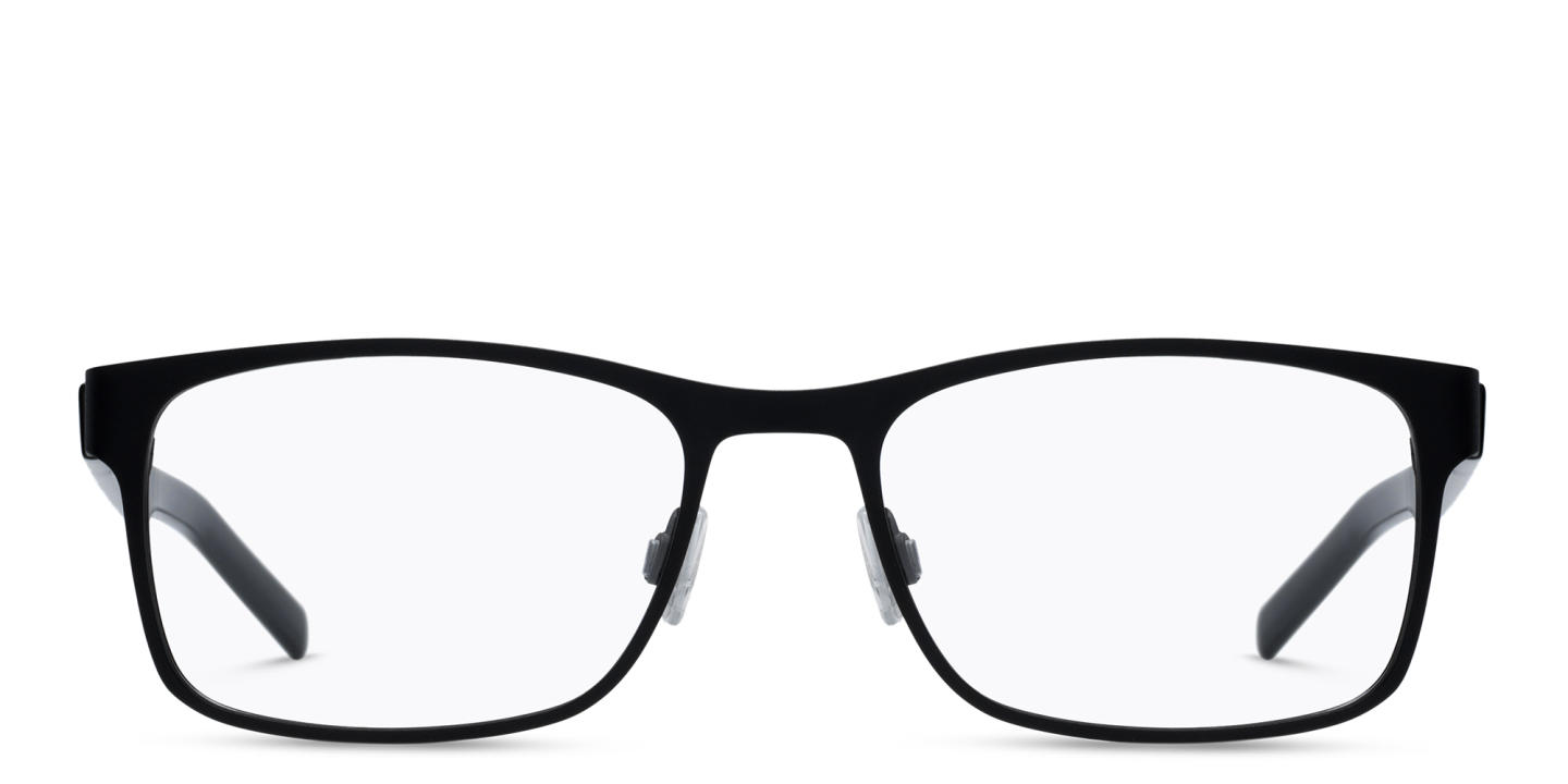 Hugo Boss Rectangle Eyeglasses in Black – Product Photo 0
