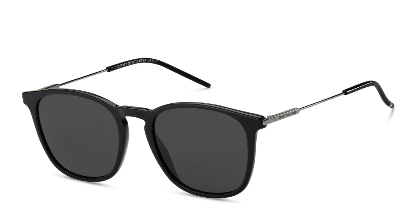 Tommy Hilfiger Round Sunglasses in Black – Product Photo 1