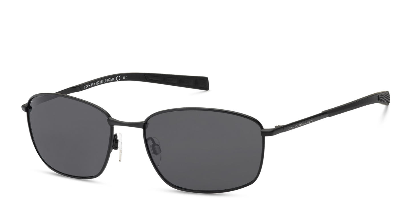 Tommy Hilfiger Rectangle Sunglasses in Black – Product Photo 1