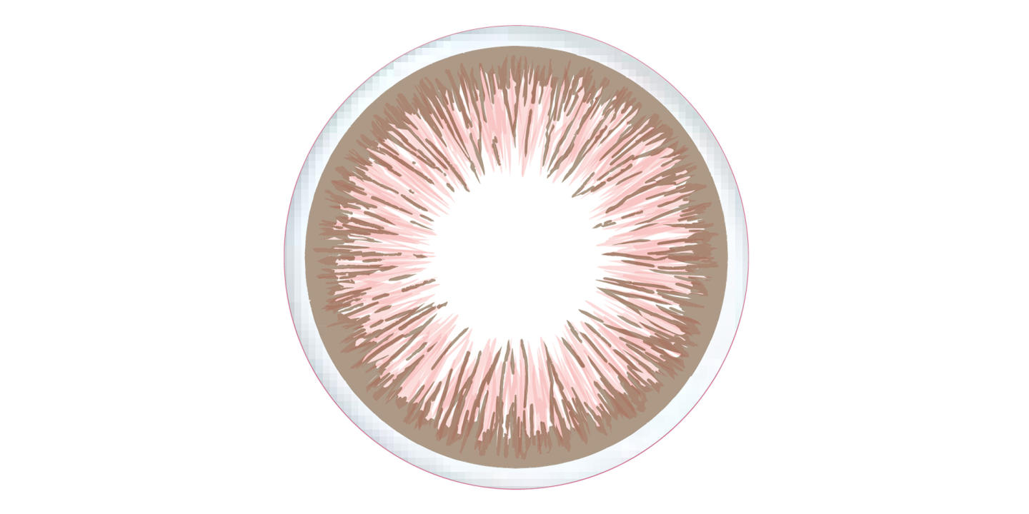 ACUVUE 1-Day Define Fresh Color Contact Lenses in Rose – Product Photo 2