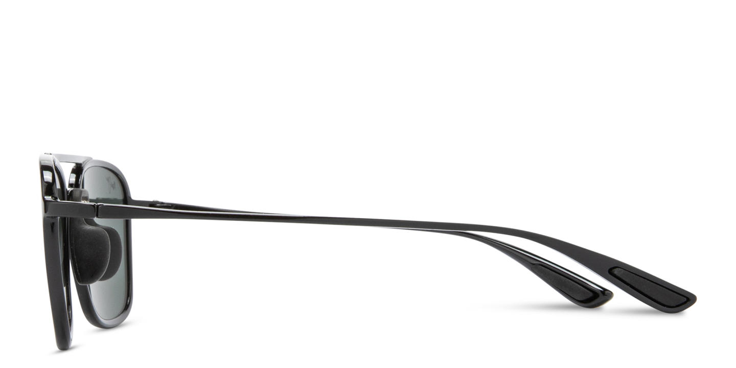 Shop Maui Jim Keokea Unisex Aviator Sunglasses in Black online.