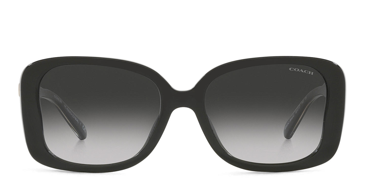 Coach Square Sunglasses in Black – Product Photo 0