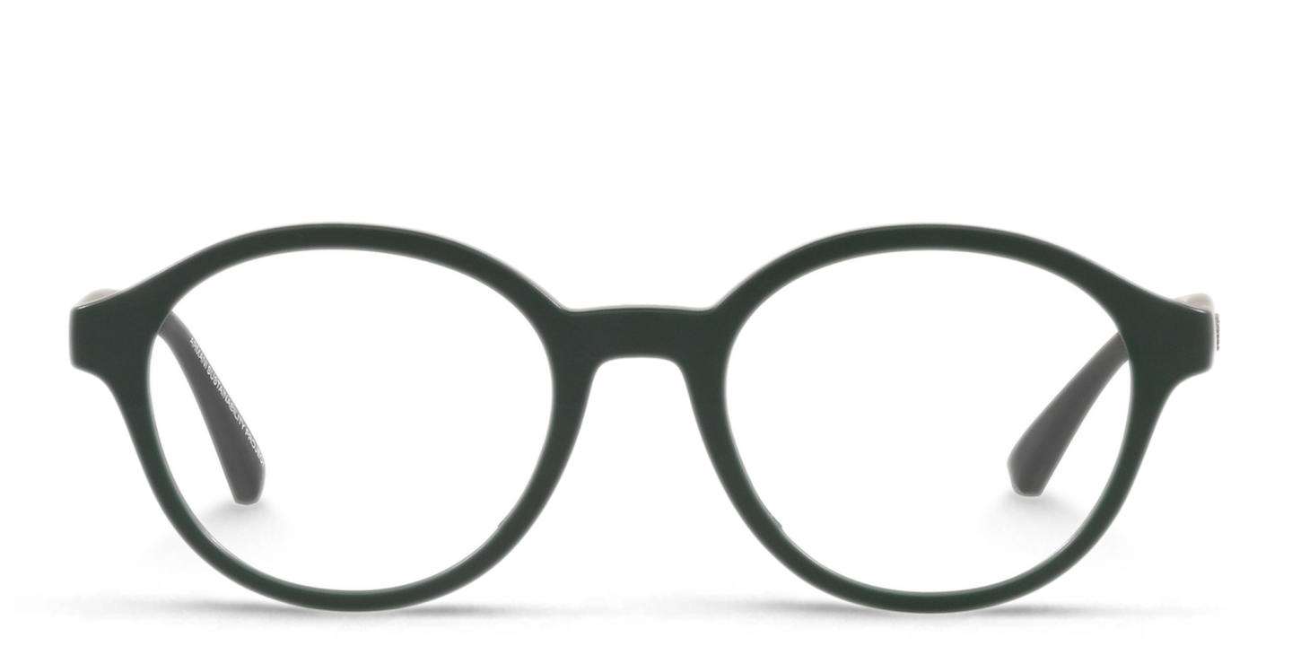 Emporio Armani Kids Round Eyeglasses in Green – Product Photo 0