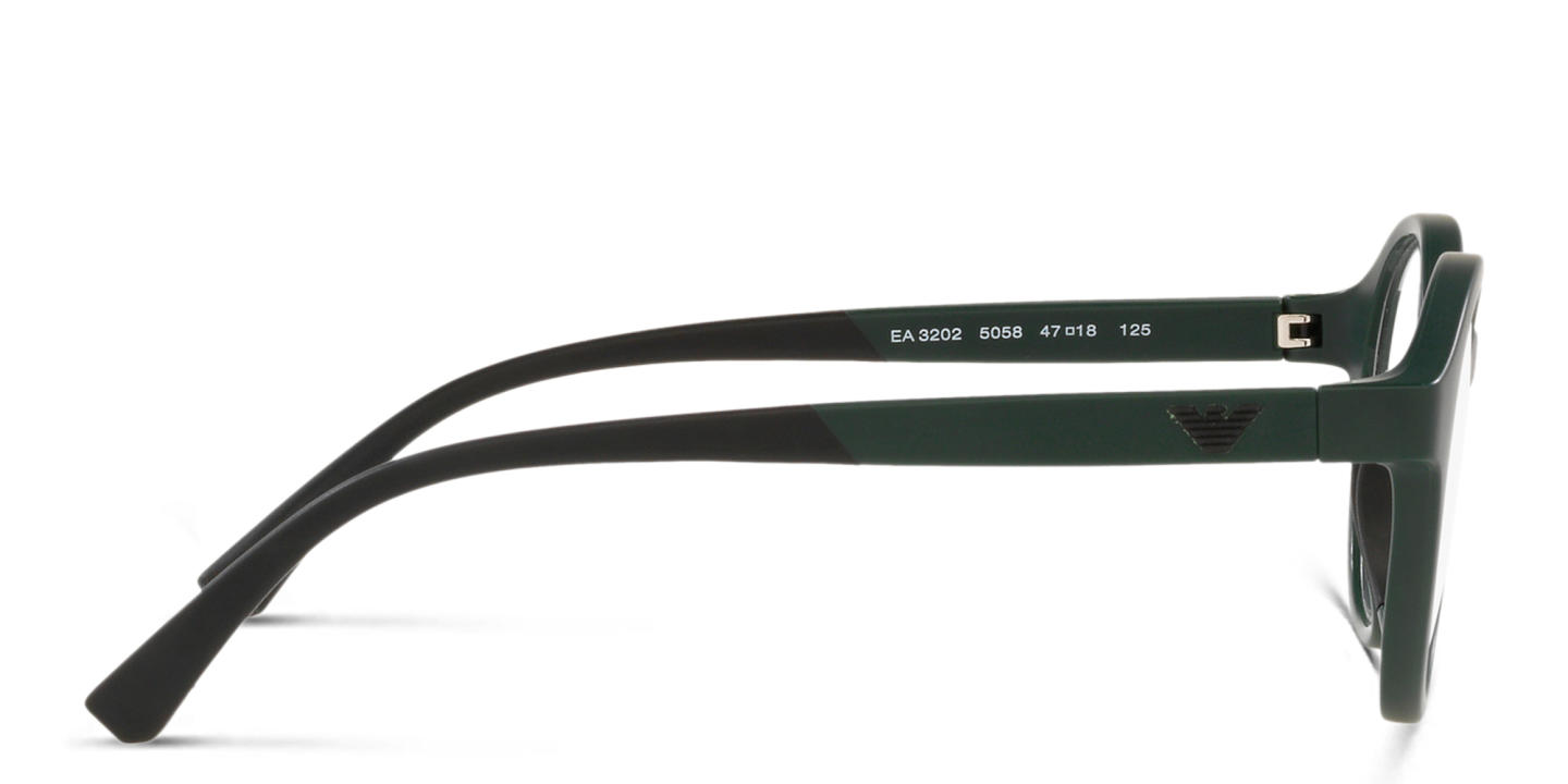 Emporio Armani Kids Round Eyeglasses in Green – Product Photo 2