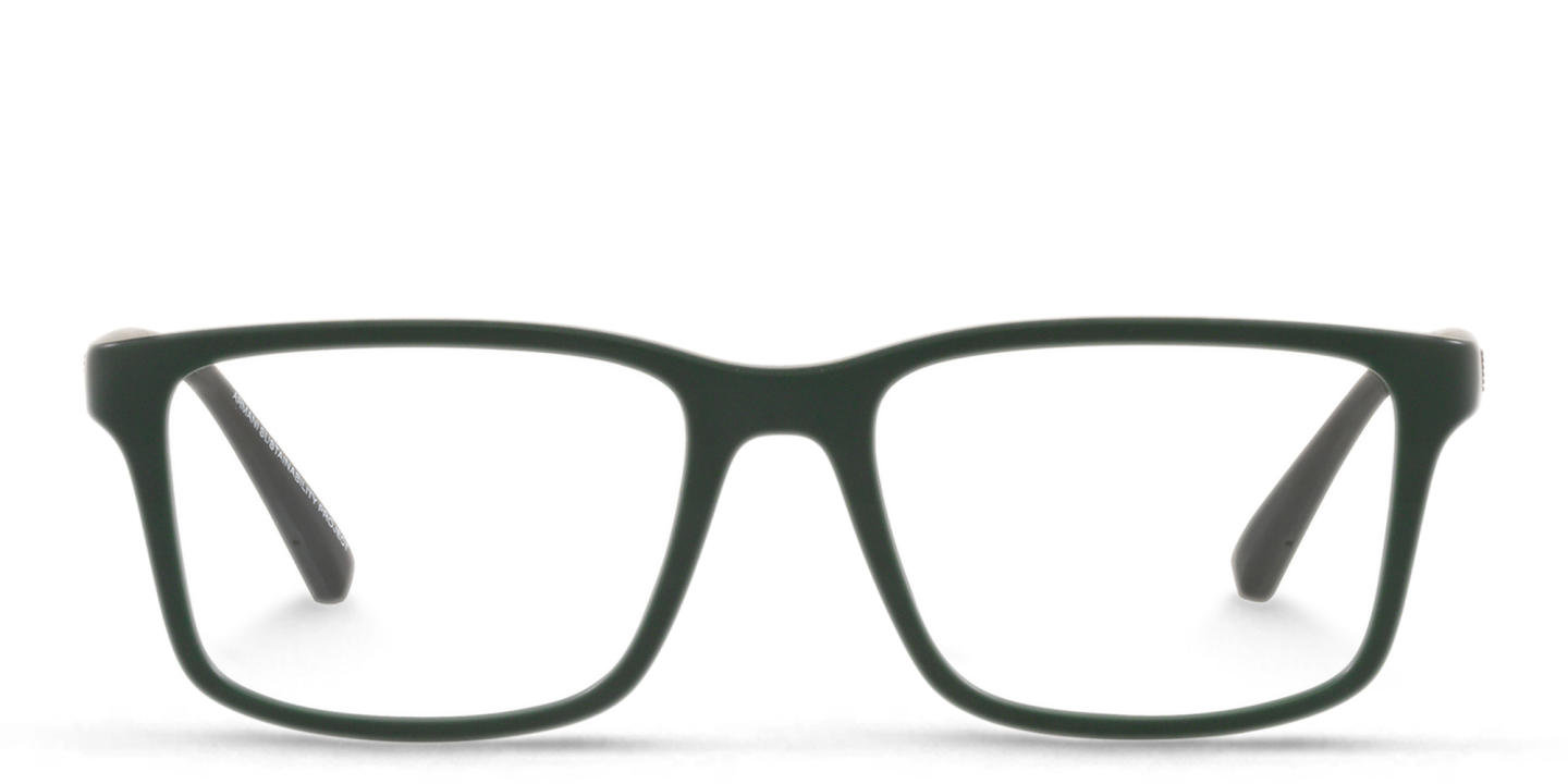 Emporio Armani Kids Rectangle Eyeglasses in Green – Product Photo 0