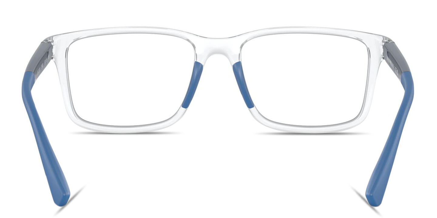 Emporio Armani Eagle Logo Kids Rectangle Eyeglasses in Clear – Product Photo 3