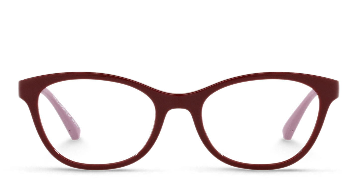Emporio Armani Kids Cat-Eye Eyeglasses in Red – Product Photo 0
