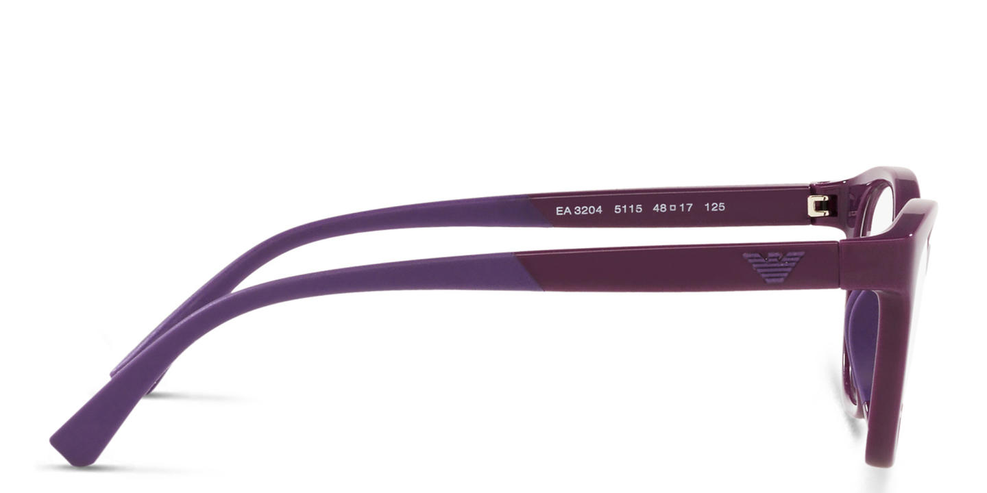 Emporio Armani Kids Cat-Eye Eyeglasses in Solid purple – Product Photo 2