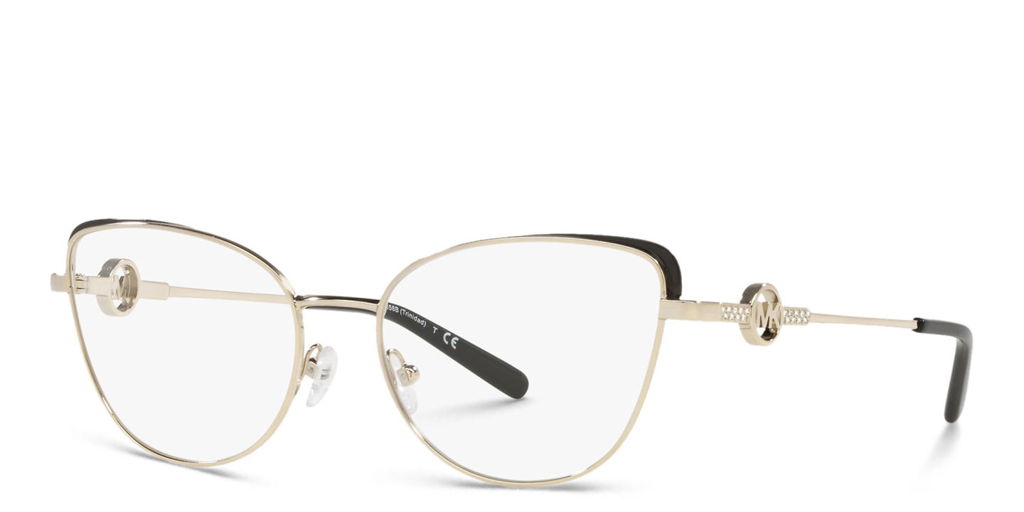 Michael Kors Cat-Eye Eyeglasses in Gold – Product Photo 1