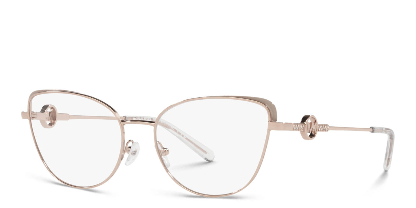 Michael Kors Cat-Eye Eyeglasses in Rose Gold – Product Photo 1