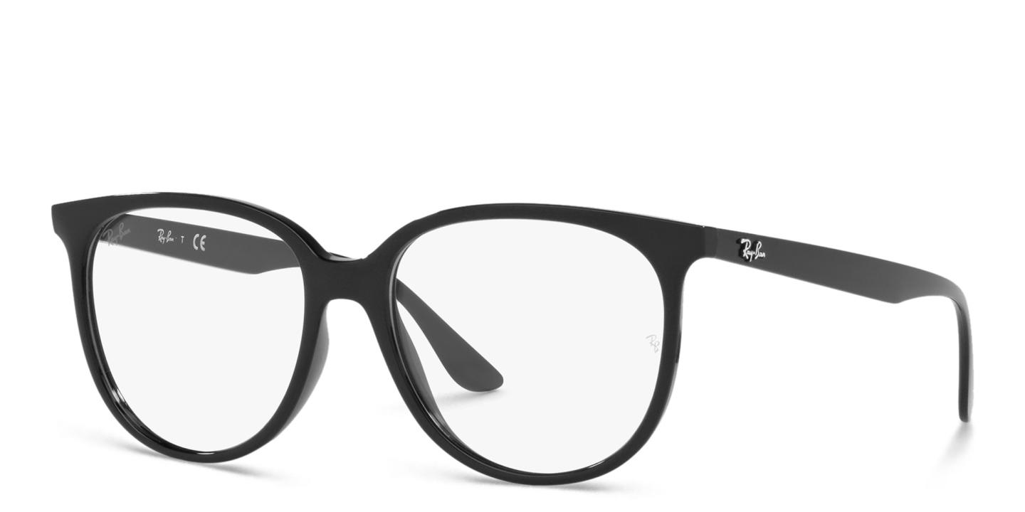 Shop Ray-Ban Square Eyeglasses in Black online.