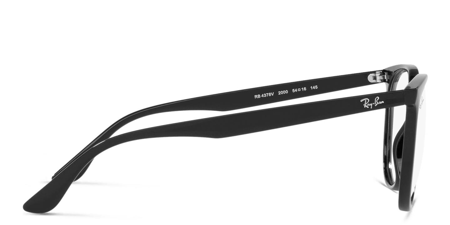 Shop Ray-Ban Square Eyeglasses in Black online.