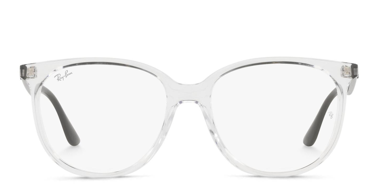 Ray-Ban Square Eyeglasses in Transparent – Product Photo 0