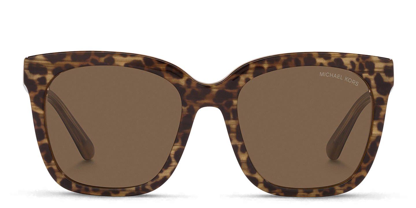 Michael Kors Oversized Square Sunglasses in Brown – Product Photo 0