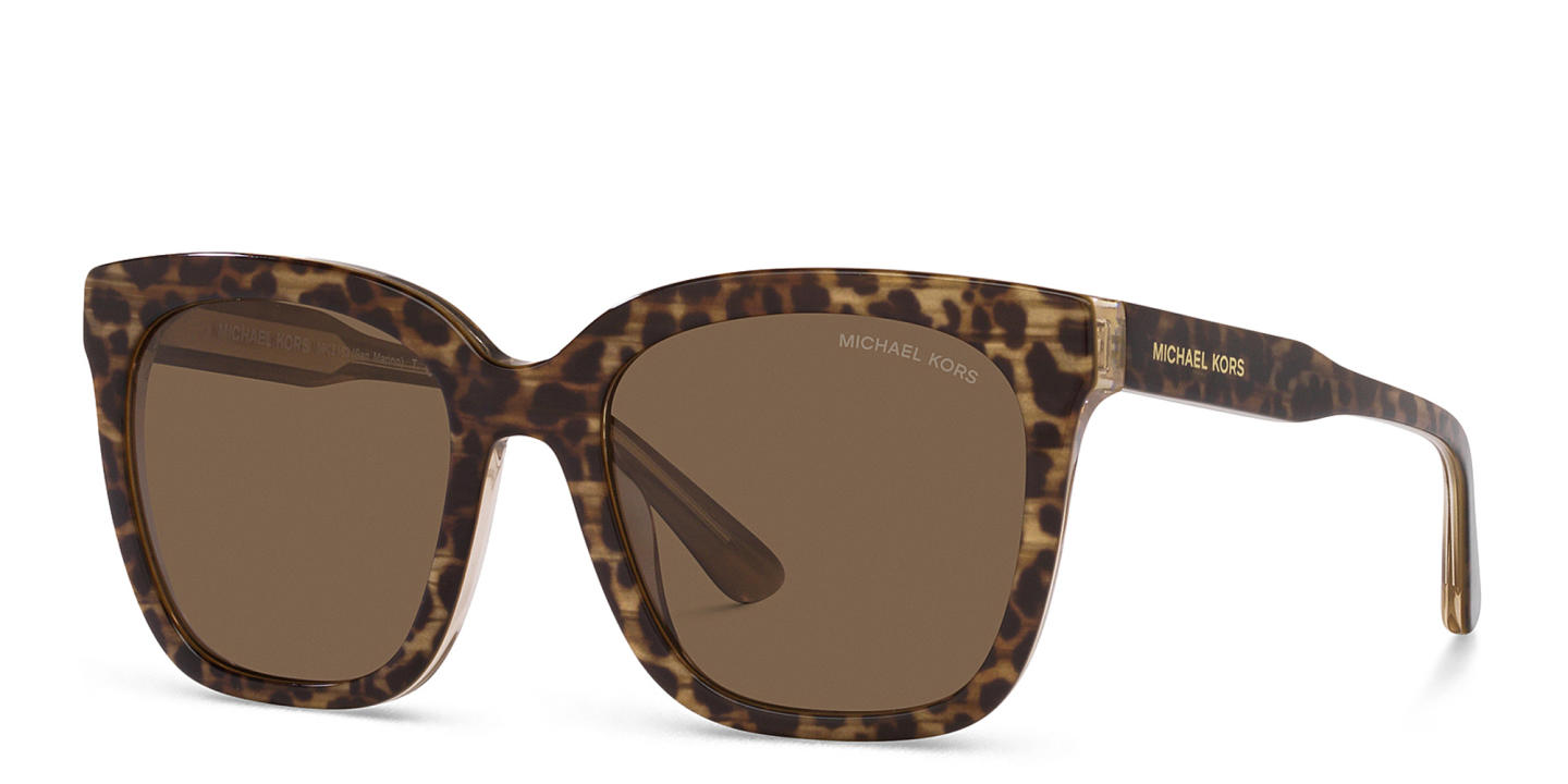 Michael Kors Oversized Square Sunglasses in Brown – Product Photo 1