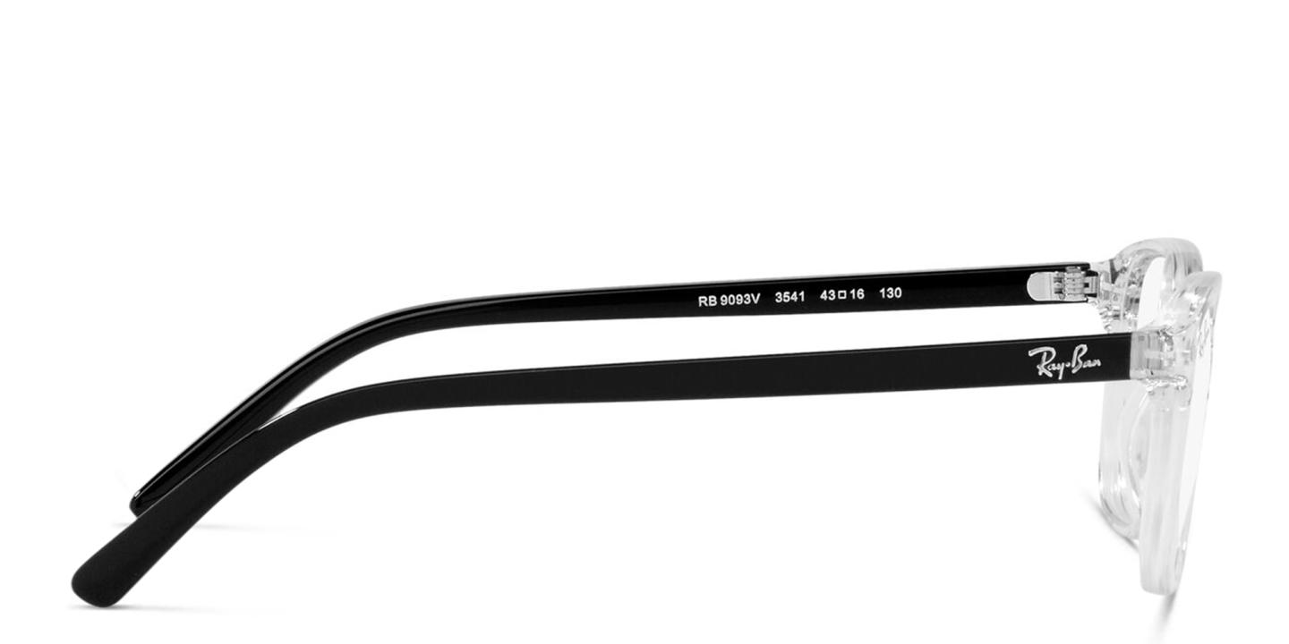 Ray-Ban Junior Leonard Kids Square Eyeglasses in Transparent – Product Photo 2