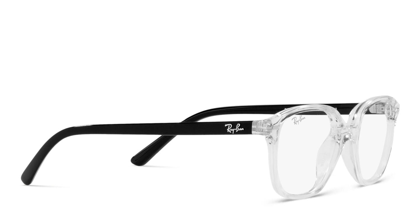 Ray-Ban Junior Leonard Kids Square Eyeglasses in Transparent – Product Photo 3