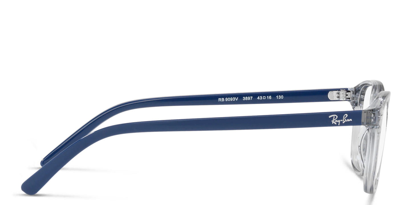 Ray-Ban Junior Kids Square Eyeglasses in Blue – Product Photo 2