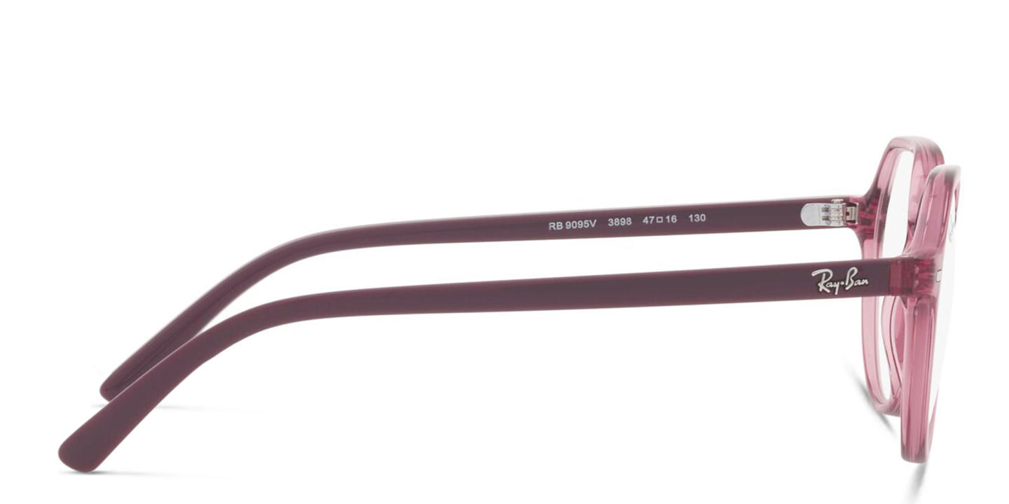 تسوق نظارات طبية تاليا بإطار غير منتظم للأطفال راي بان جونيور بلون وردي شفاف أونلاين.