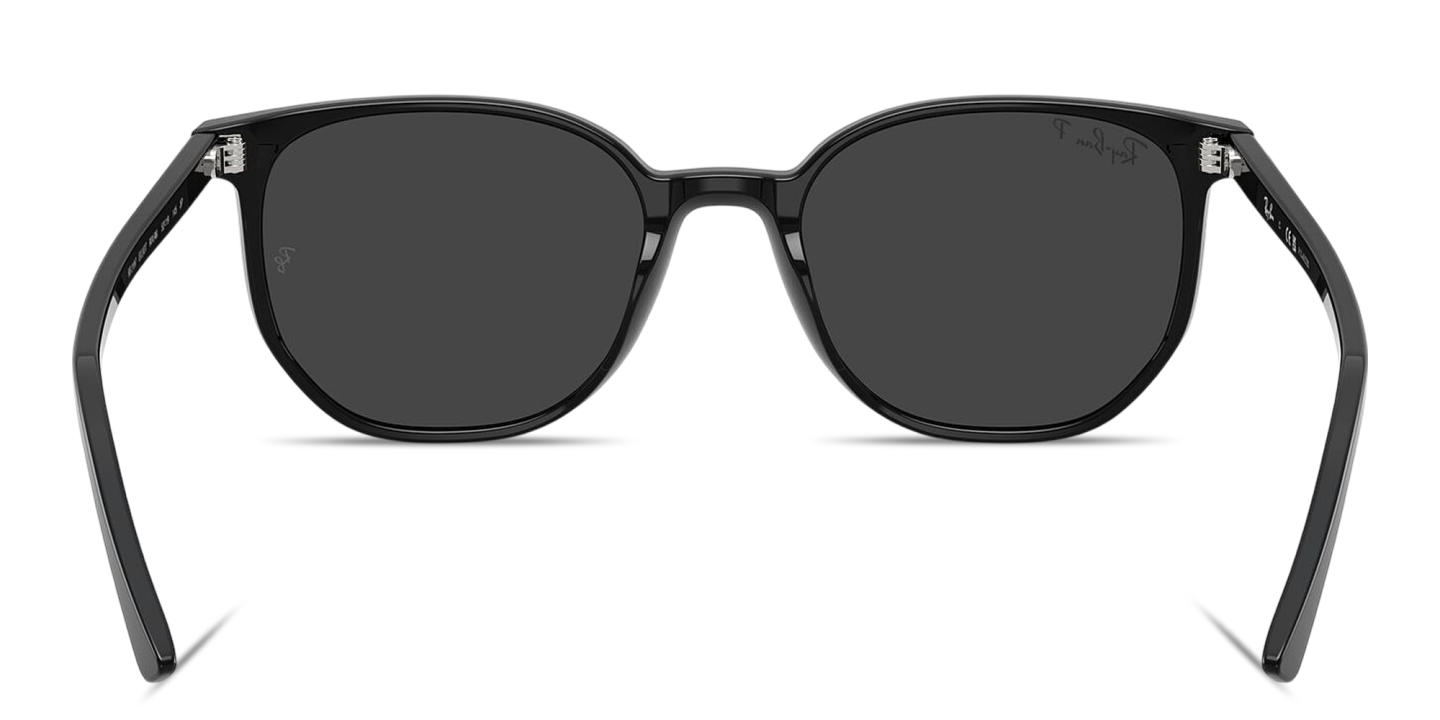 Shop Ray-Ban Elliot Unisex Square Sunglasses in Black online.