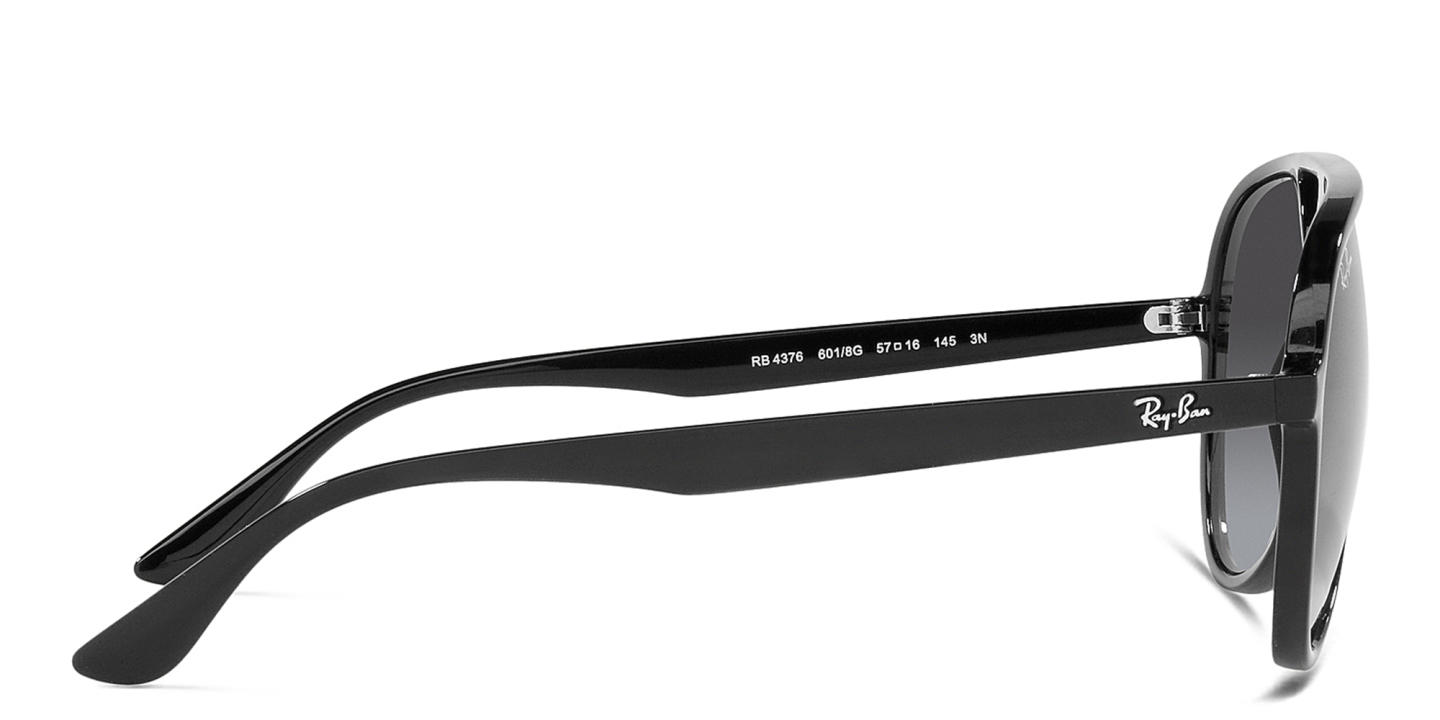 نظارة شمسية بإطار بيلوت للجنسين من راي بان بلون أسود - صورة المنتج 3