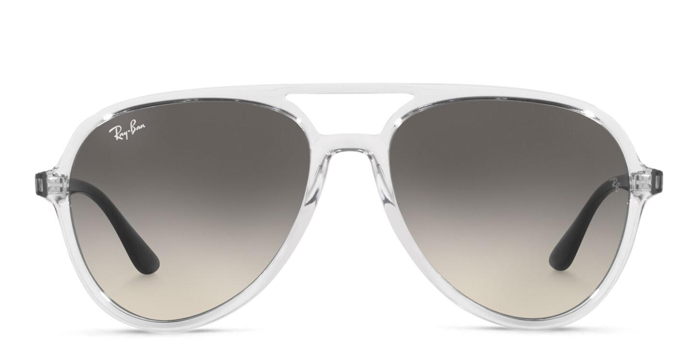 Ray-Ban Unisex Aviator Sunglasses in Transparent – Product Photo 0