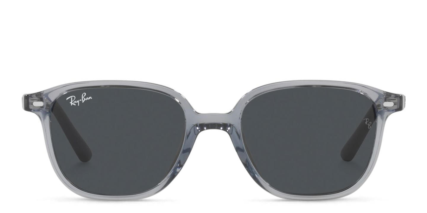 Ray-Ban Junior Leonard Kids Square Sunglasses in Transparent Blue – Product Photo 0