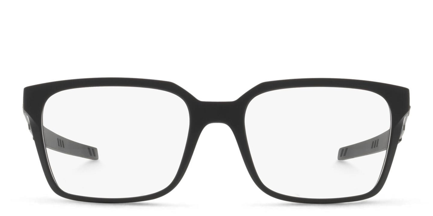 Shop Oakley Dehaven Wide Rectangle Eyeglasses in Satin Black online.