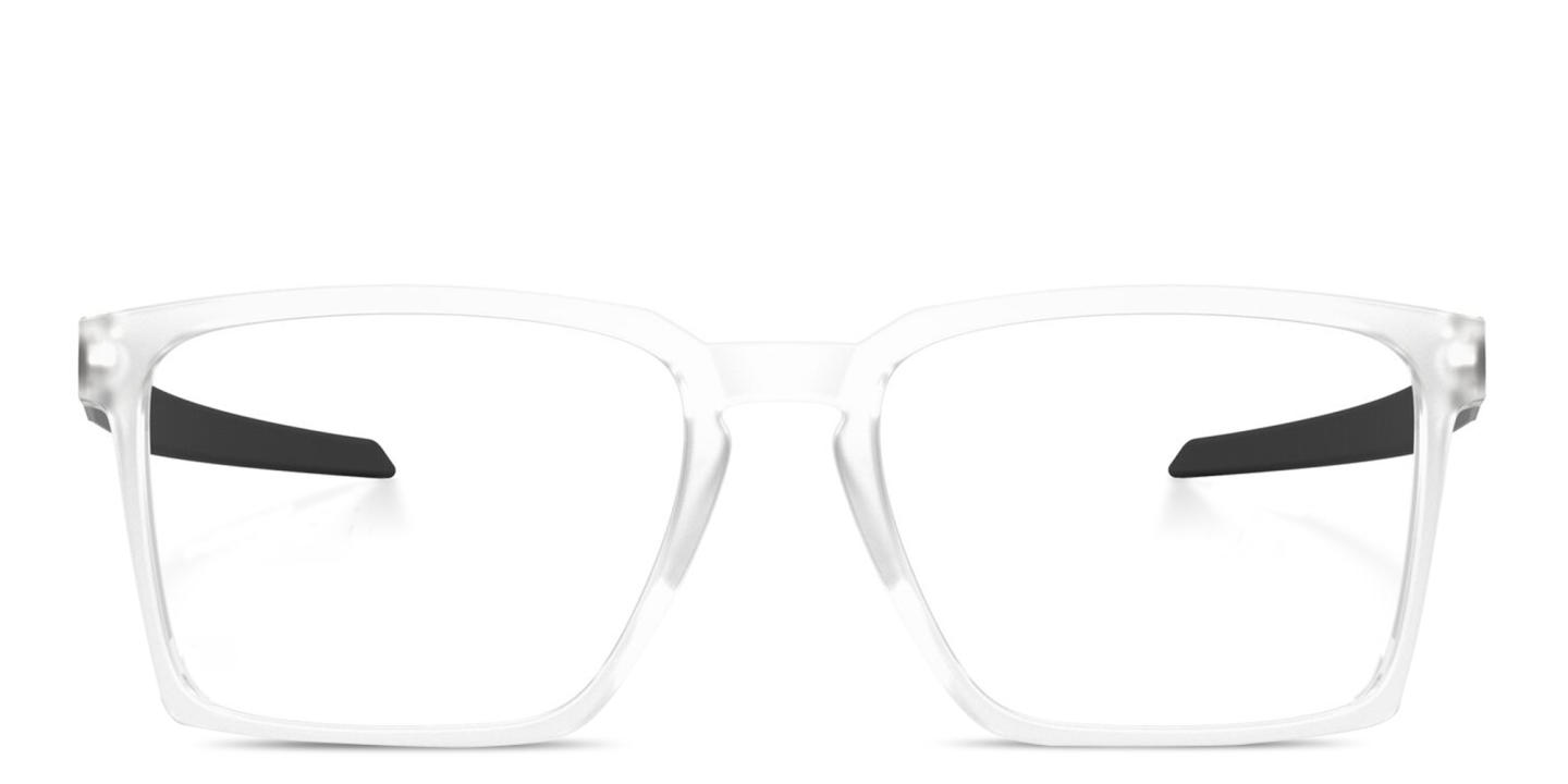 Shop Oakley Exchange Rectangle Eyeglasses in Clear online.