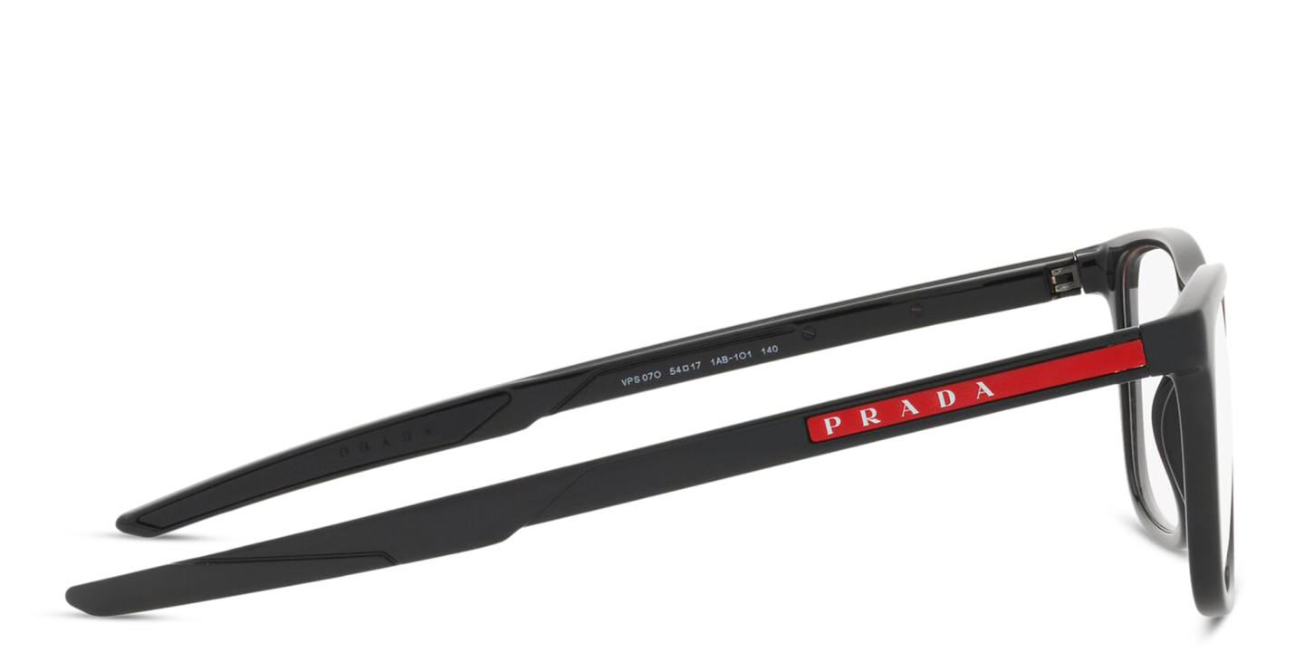 Prada Linea Rossa Pillow Eyeglasses in Black – Product Photo 2