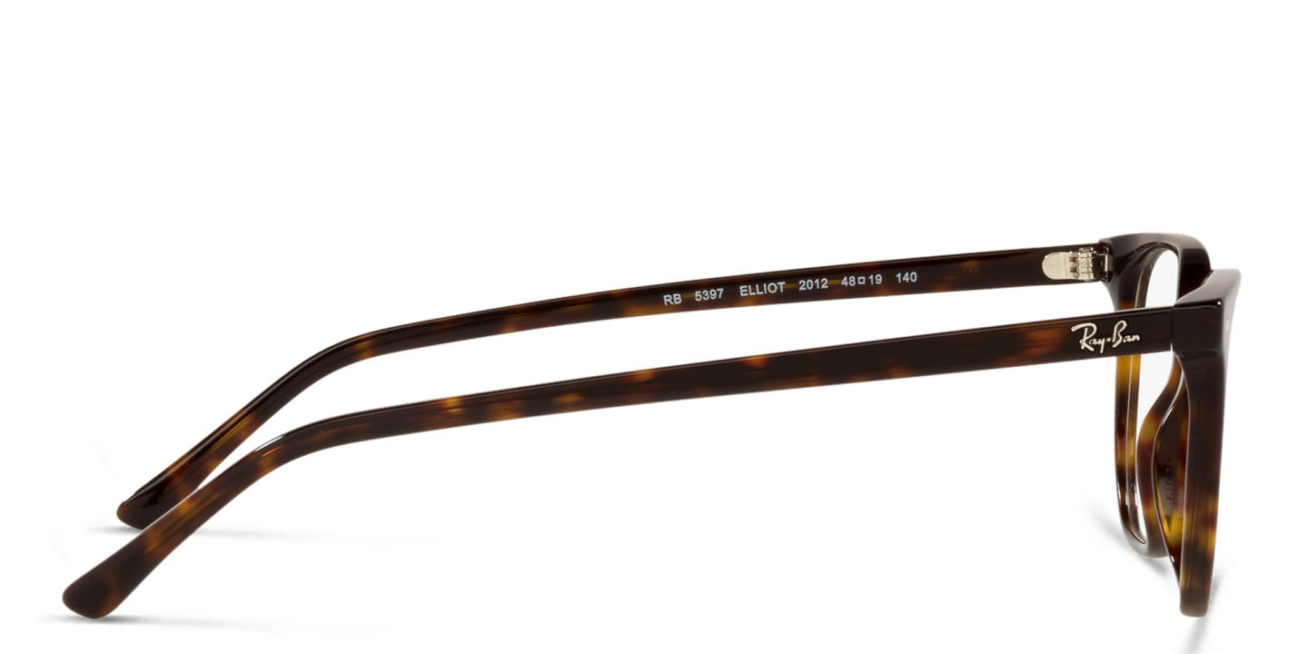 Shop Ray-Ban Unisex Irregular Eyeglasses in Havana online.