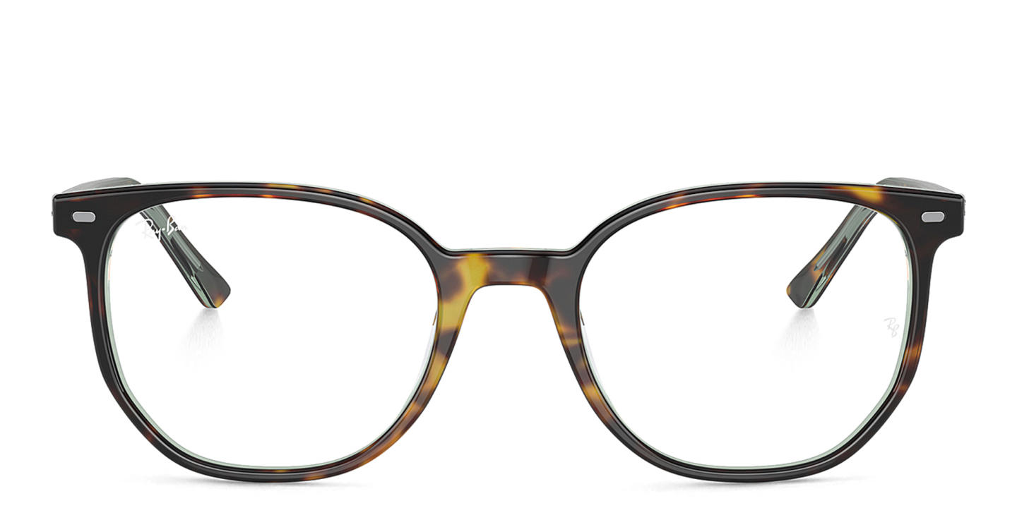 Shop Ray-Ban Unisex Irregular Eyeglasses in Tortoise online.