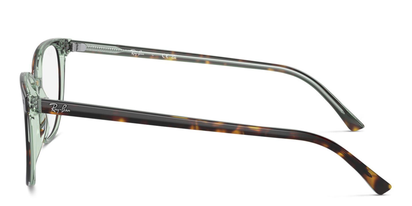 Shop Ray-Ban Unisex Irregular Eyeglasses in Tortoise online.