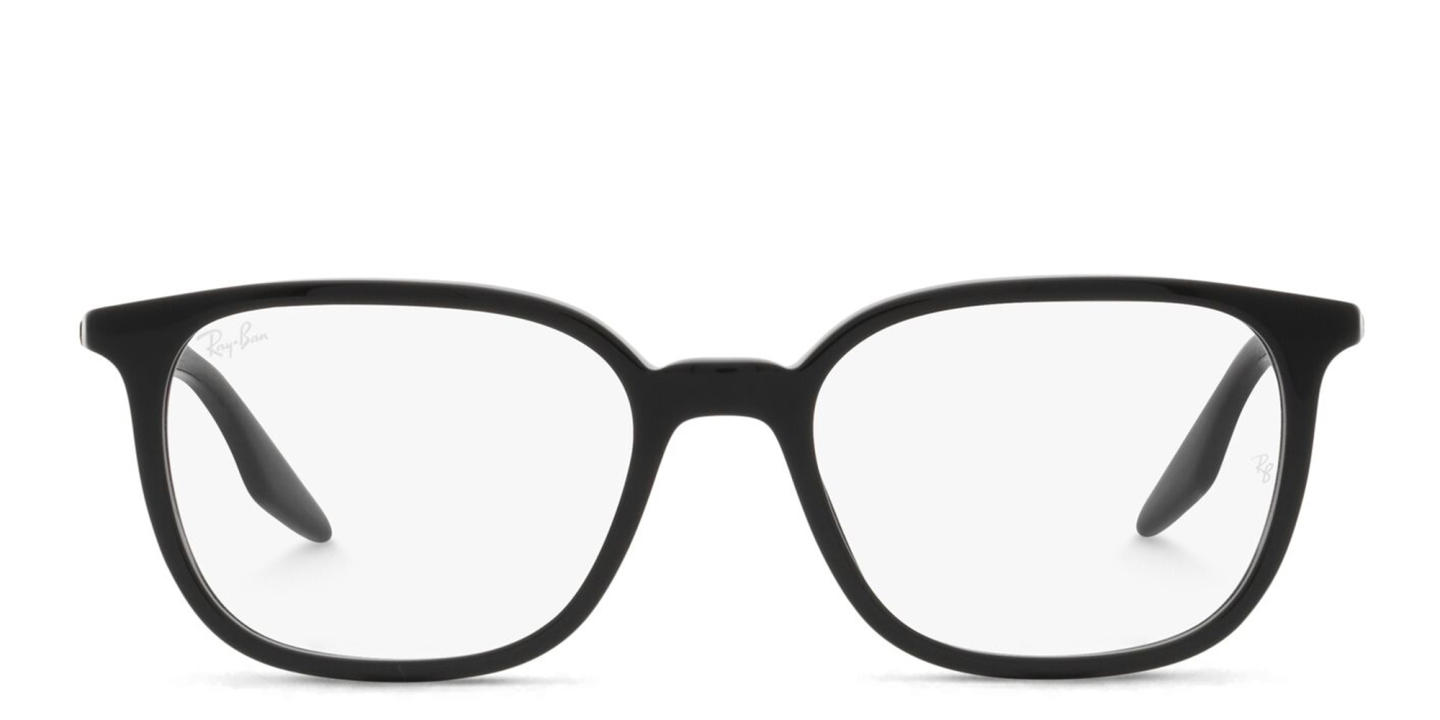 Ray-Ban Unisex Square Eyeglasses in Black – Product Photo 0