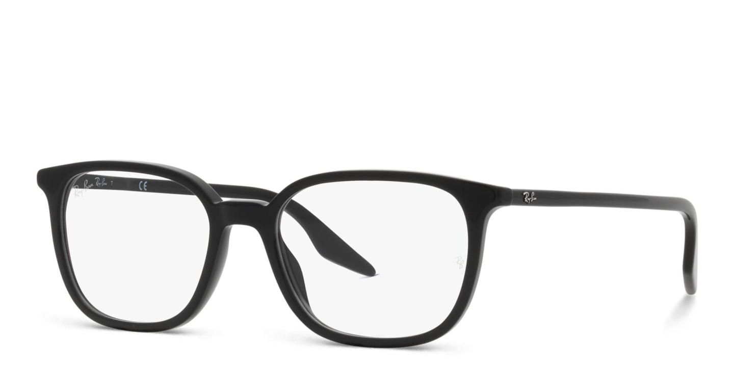 Ray-Ban Unisex Square Eyeglasses in Black – Product Photo 1