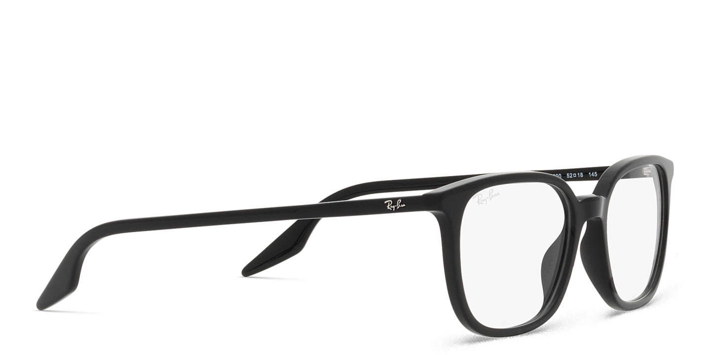 Ray-Ban Unisex Square Eyeglasses in Black – Product Photo 3