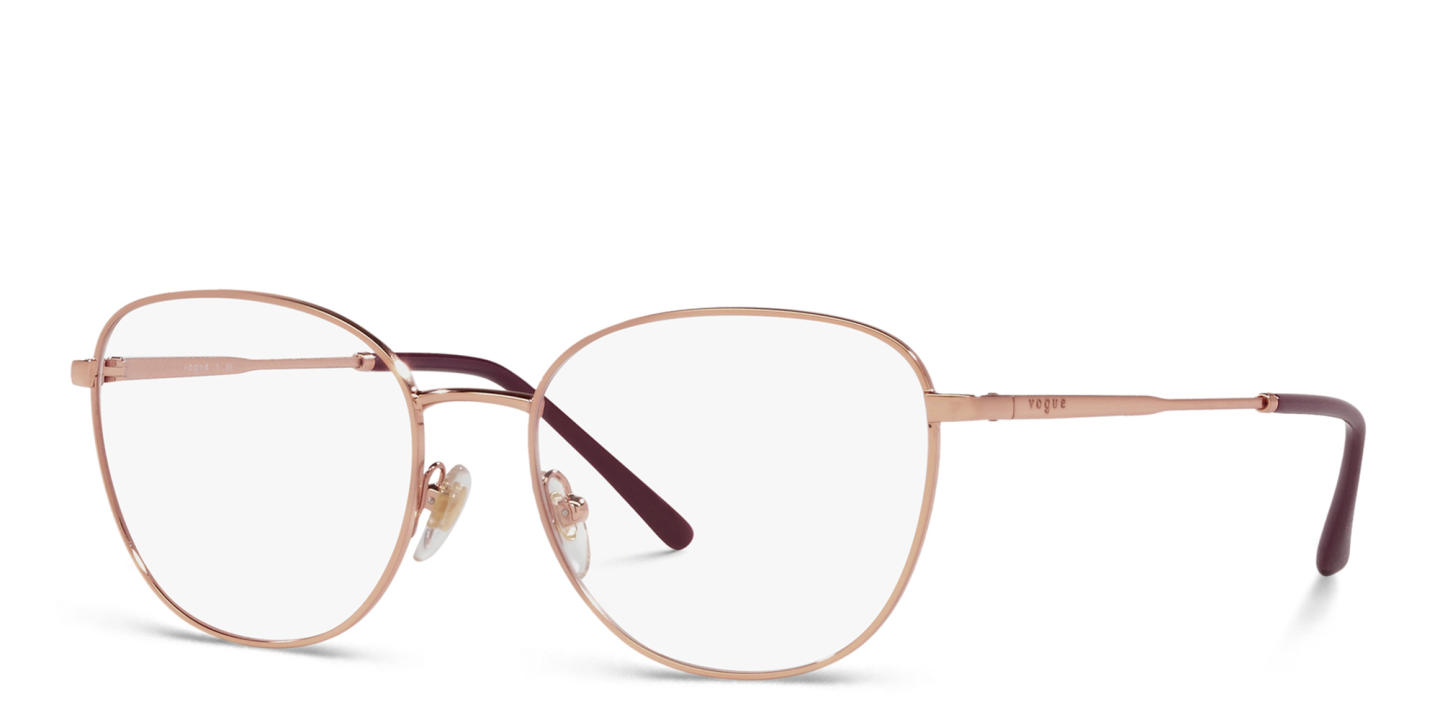 Vogue Eyewear Cat-Eye Eyeglasses in Rose Gold – Product Photo 1