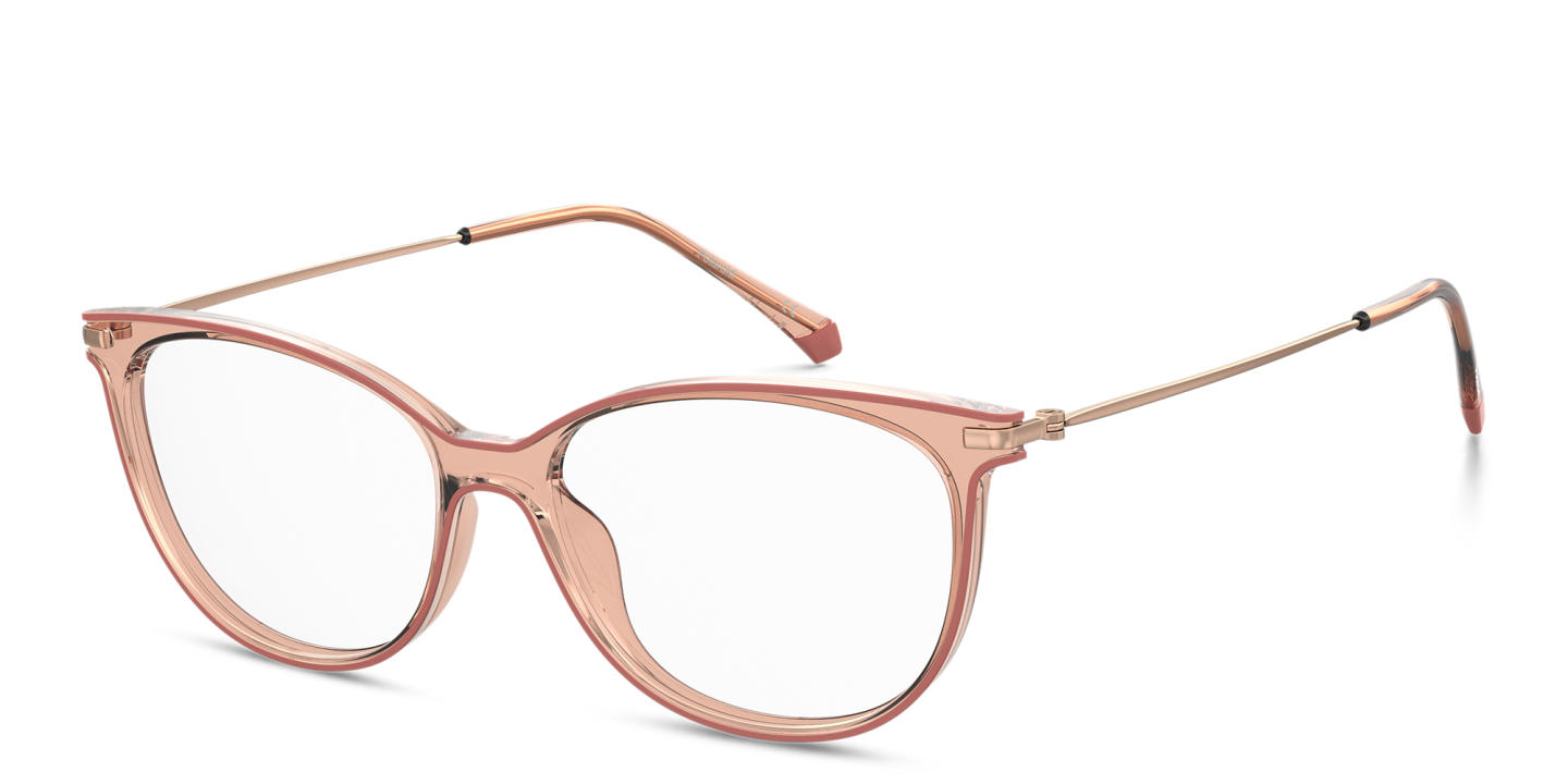 Polaroid Cat-Eye Eyeglasses in Nude – Product Photo 1