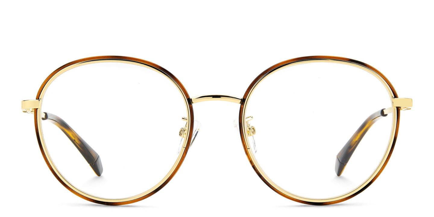 Polaroid Round Eyeglasses in Havana – Product Photo 0