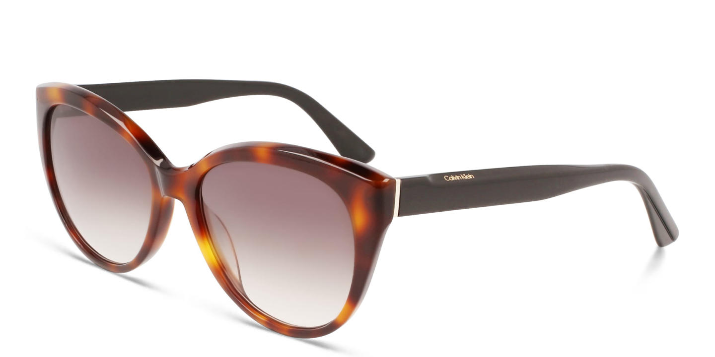 Calvin Klein Cat-Eye Sunglasses in Brown – Product Photo 1