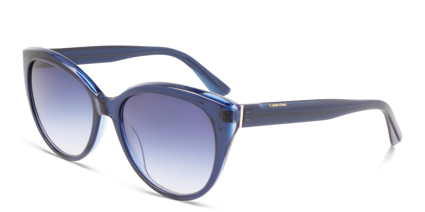 Calvin Klein Cat-Eye Sunglasses in Blue – Product Photo 1