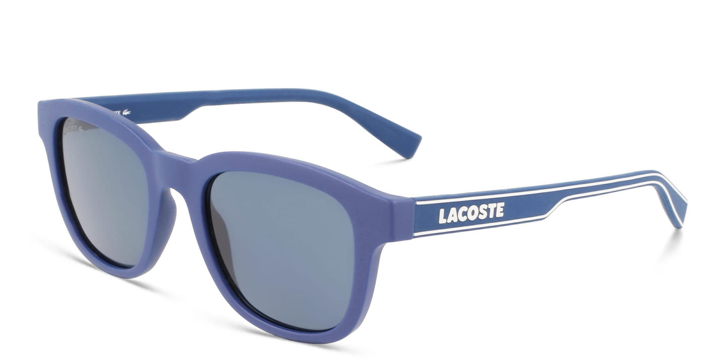 Lacoste Rectangle Sunglasses in Blue – Product Photo 1