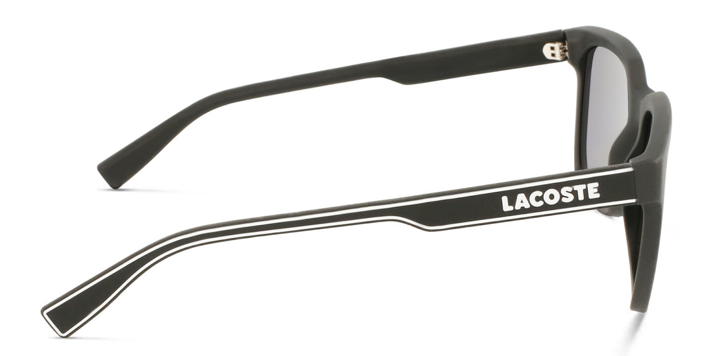 Lacoste Rectangle Sunglasses in Black – Product Photo 2
