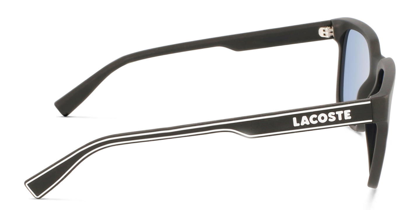 Lacoste Rectangle Sunglasses in Black – Product Photo 2