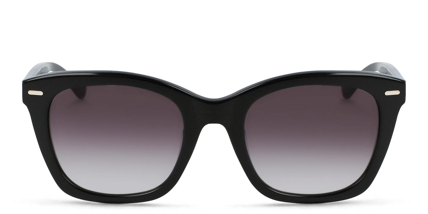 Shop Calvin Klein Square Sunglasses in Black online.